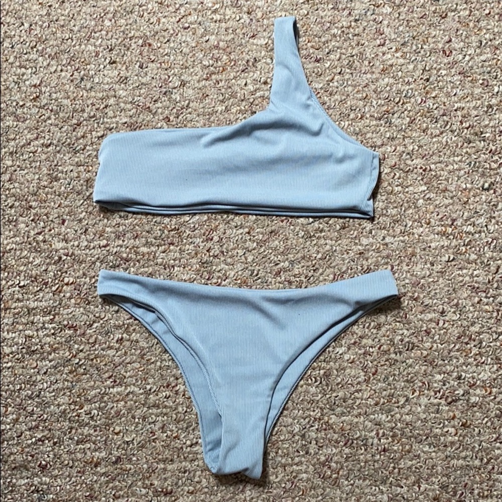 SHEIN off shoulder bathing suit